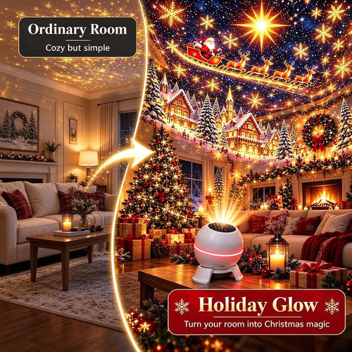 Enchanting Holiday Glow Projector