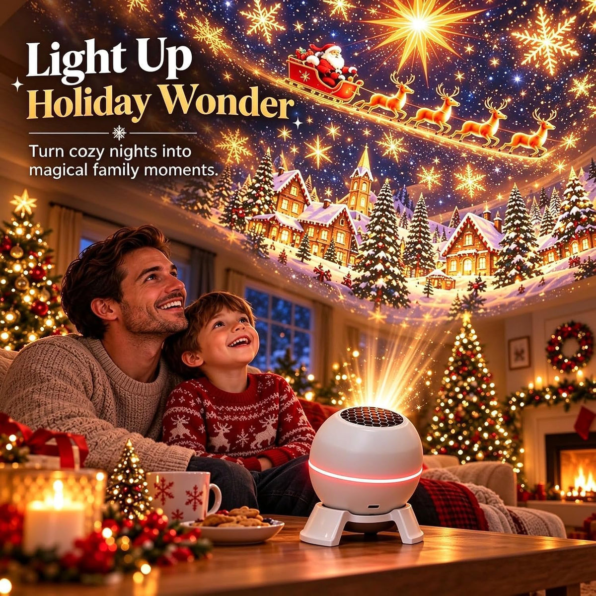 Enchanting Holiday Glow Projector