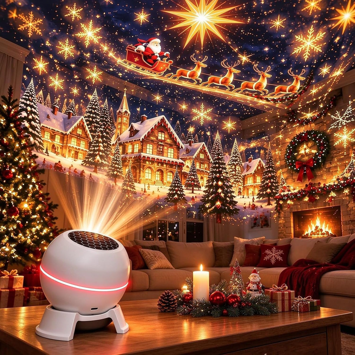Enchanting Holiday Glow Projector
